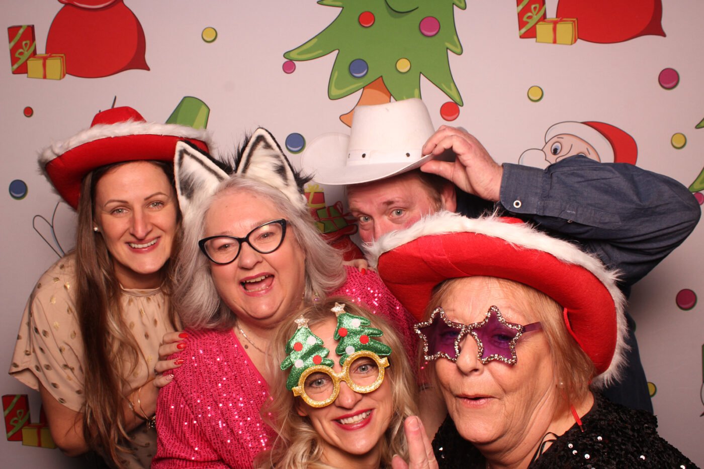 Christmas party photo booth hire in Glasgow