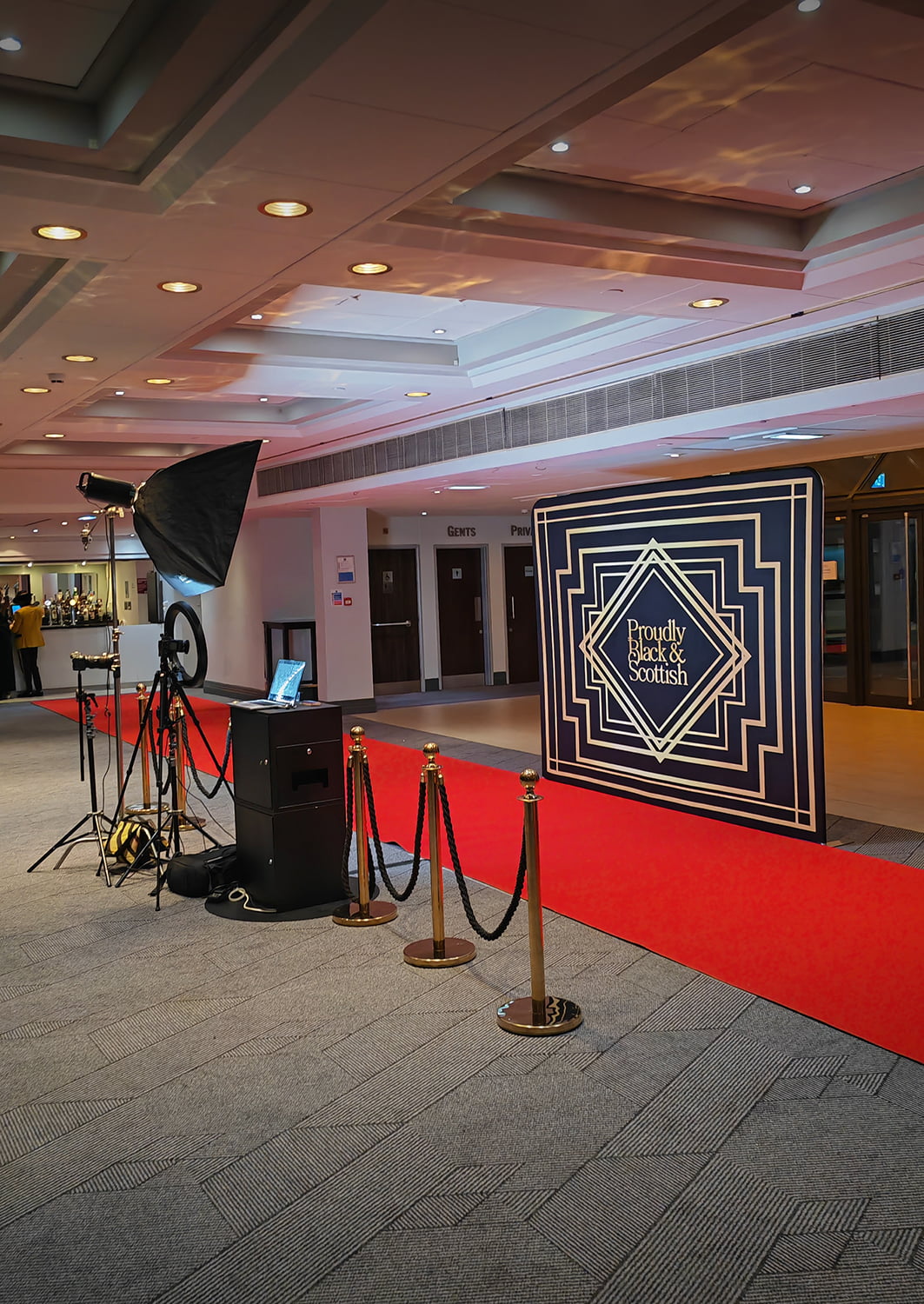 Red Carpet Hollywood Style Photo Station Hire Glasgow Edinburgh Photographer