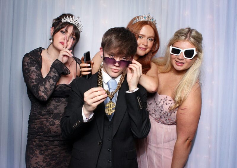 Graduation Prom diner photo booth