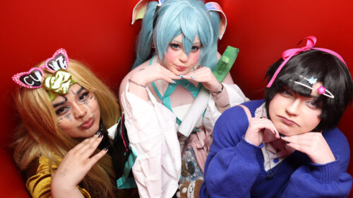 high angle photo booth cosplay comicon