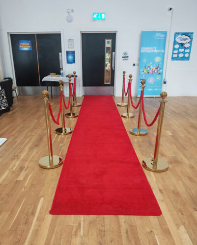 red carpet entrance